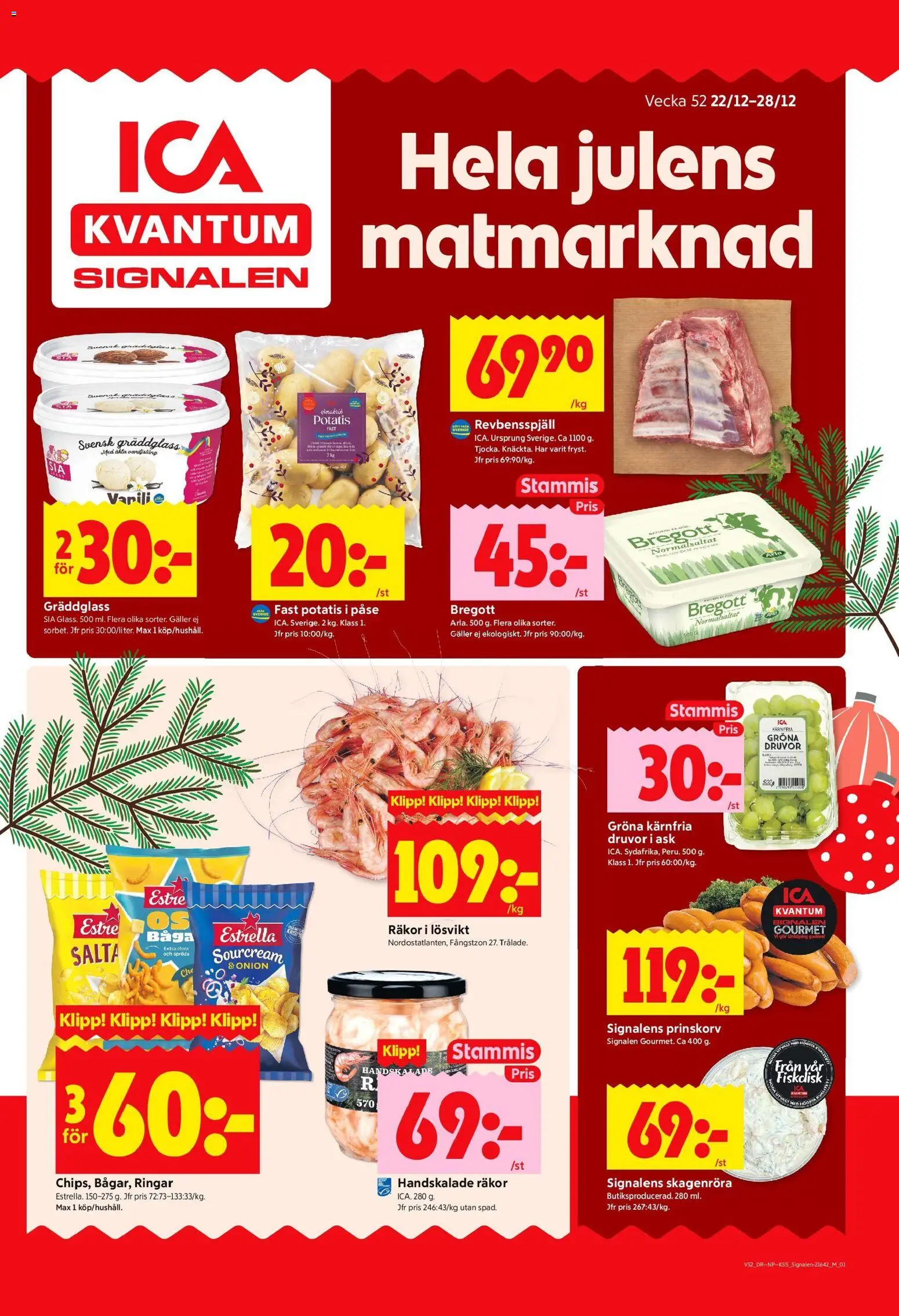 Förhandsgranska reklamblad Linköping från butik ICA Kvantum gäller från 22/12/2025
