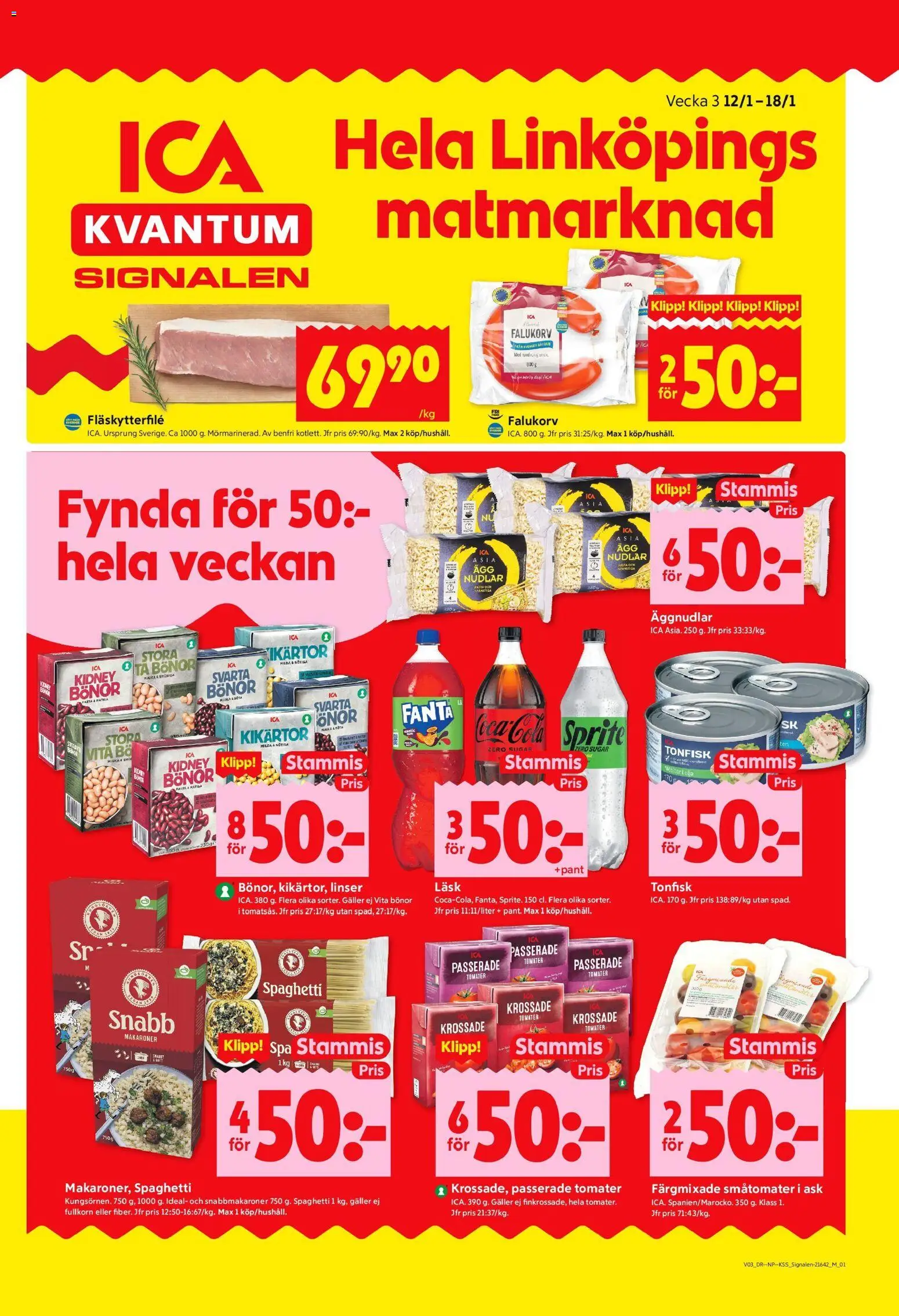 Förhandsgranska reklamblad Linköping från butik ICA Kvantum gäller från 12/01/2026
