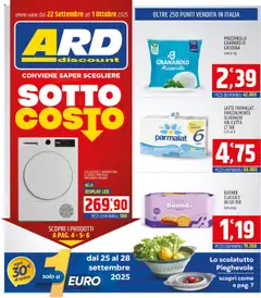 Anteprima dell'opuscolo Attuale volantino dal negozio ARD Discount valido da 22/09/2025