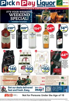 Preview of Pick n Pay flyer valid from 18/09/2025