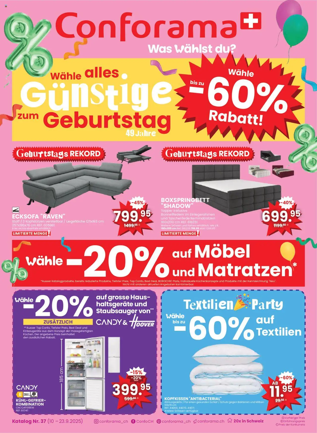 Conforama Aktionen ab 10.09.2025 - Seitennummer 1