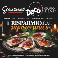 Anteprima dell'opuscolo Volantino Gourmet - Sicilia dal negozio Decò valido da 25/11/2025