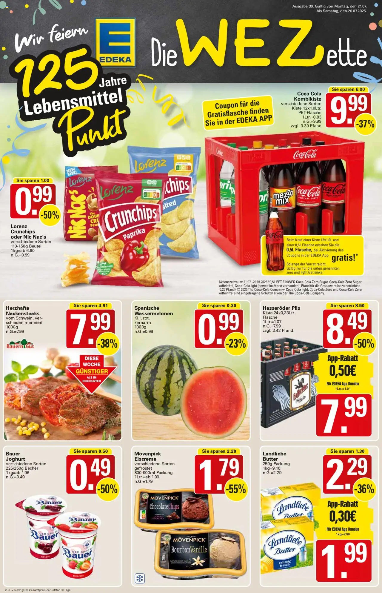 WEZ Prospekt (vom 21.07.2025 - 26.07.2025)