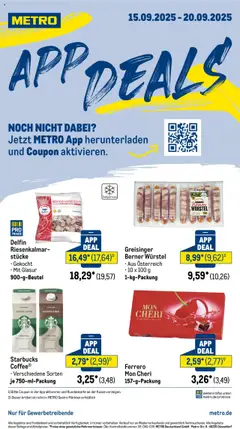 Vorschau von dem Prospekt des Geschäftes Metro, gültig ab dem 15.09.2025
