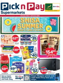 Preview of Pick n Pay flyer valid from 07/10/2025
