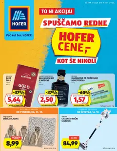 Predogled kataloga iz trgovine Hofer veljaven od 09.10.2025