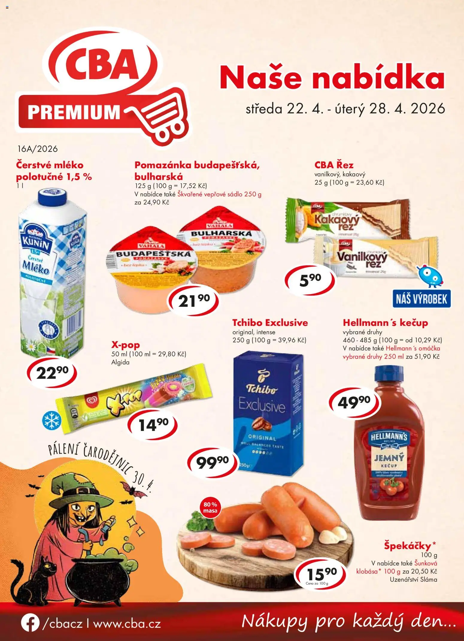 Náhled nabídky: CBA CBA leták - Premium platný od 22.04.2026