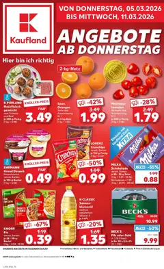 Vorschau von dem Prospekt des Geschäftes Kaufland, gültig ab dem 05.03.2026