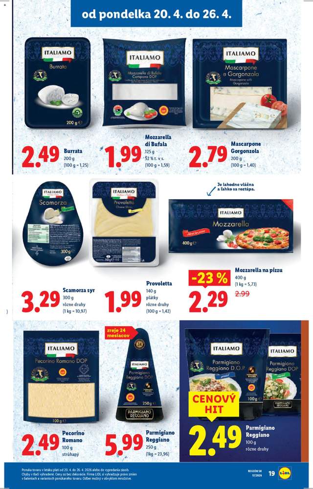 Nový Lidl leták od 20.04.