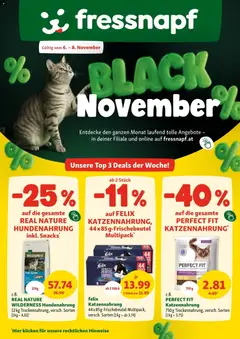 Vorschau der Angebote: Fressnapf Black Friday gültig ab 06.11.2025