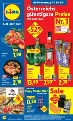 Vorschau der Angebote: Lidl Oberpullendorf, Güssing, Oberwart gültig ab 07.08.2025