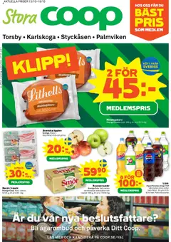 Förhandsgranska reklamblad Aktuella reklamblad Stora Coop från butik Stora Coop gäller från 13/10/2025