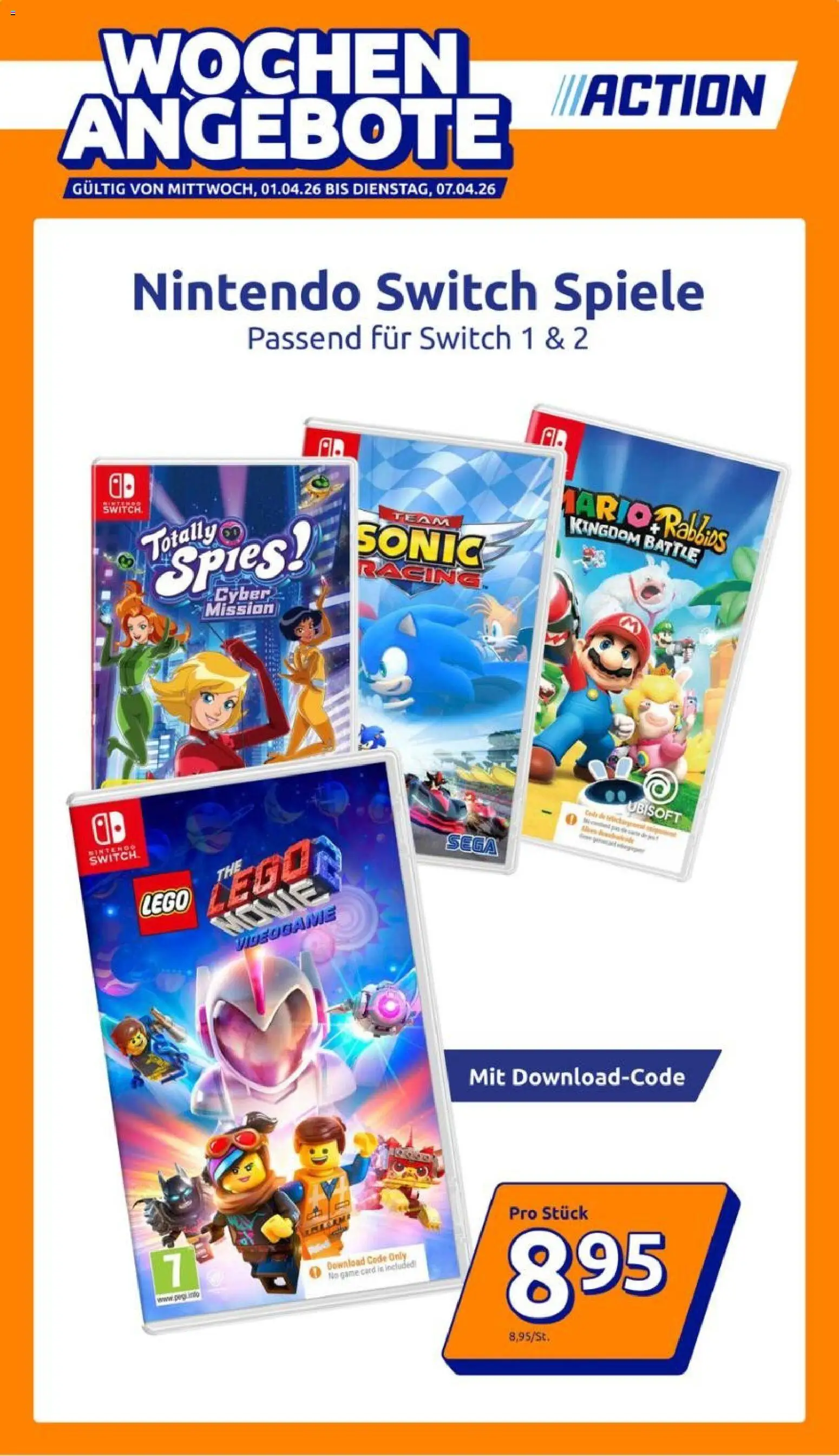 Vorschau von dem Prospekt des Geschäftes Action, gültig ab dem 01.04.2026