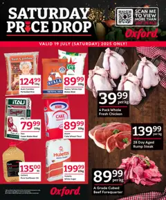 Preview of Oxford Freshmarket flyer valid from 19/07/2025
