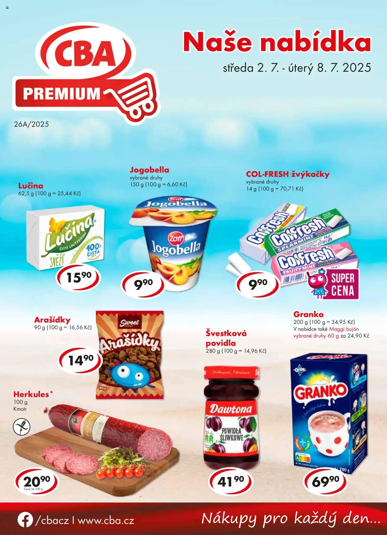  CBA Leták - Premium (02.07.2025 - 08.07.2025)