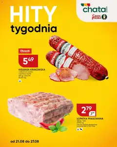Pogląd gazetki "Gazetka" ze sklepu Chata Polska ważnej od 21.08.2025
