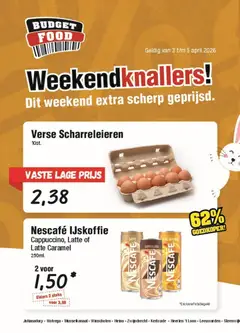 Voorbeeld van Budget Food folder - Weekendfolder van winkel Budget Food geldig vanaf 03-04-2026