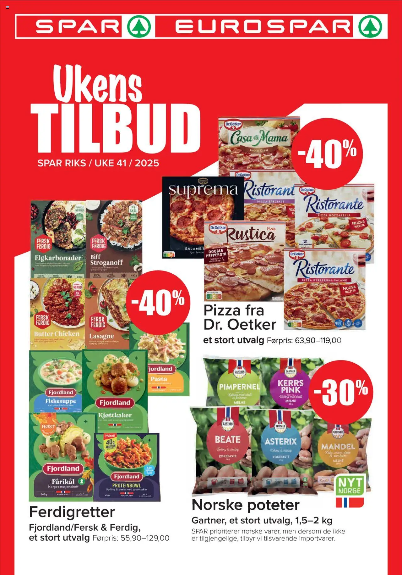 Kundeavis Spar gyldig fra 06/10/2025 - Sidenummer 1