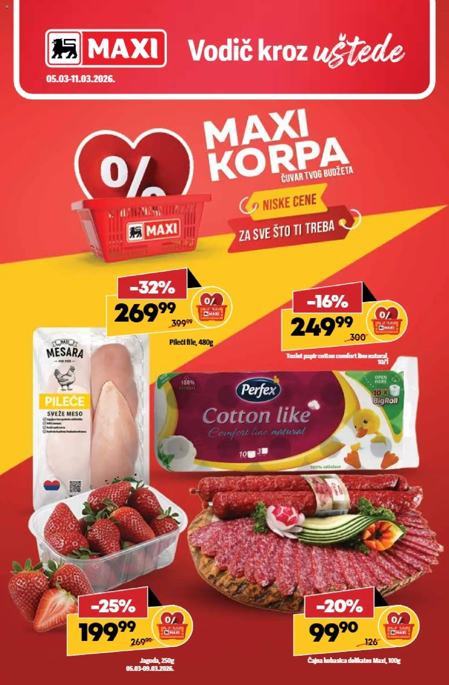 Pregled Maxi kataloga - važi od 05.03.2026