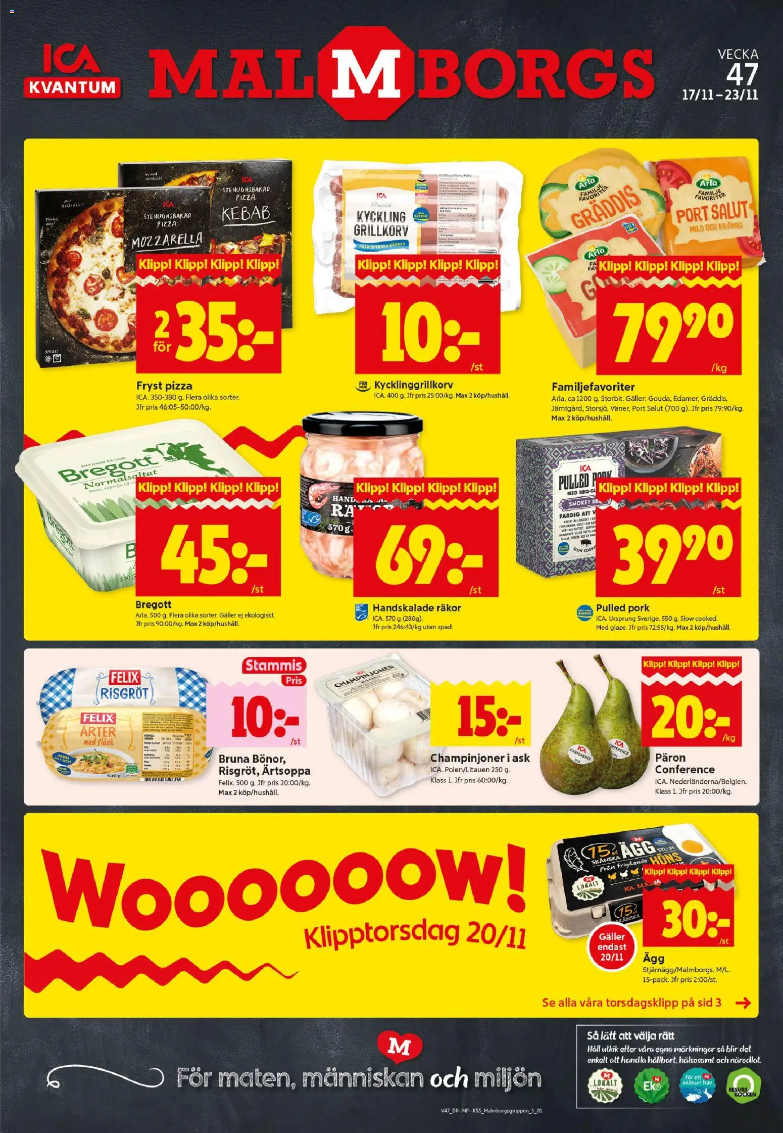 Förhandsgranska reklamblad Malmö från butik ICA Kvantum gäller från 17/11/2025