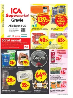 Förhandsgranska reklamblad Grevie från butik ICA Supermarket gäller från 30/03/2026