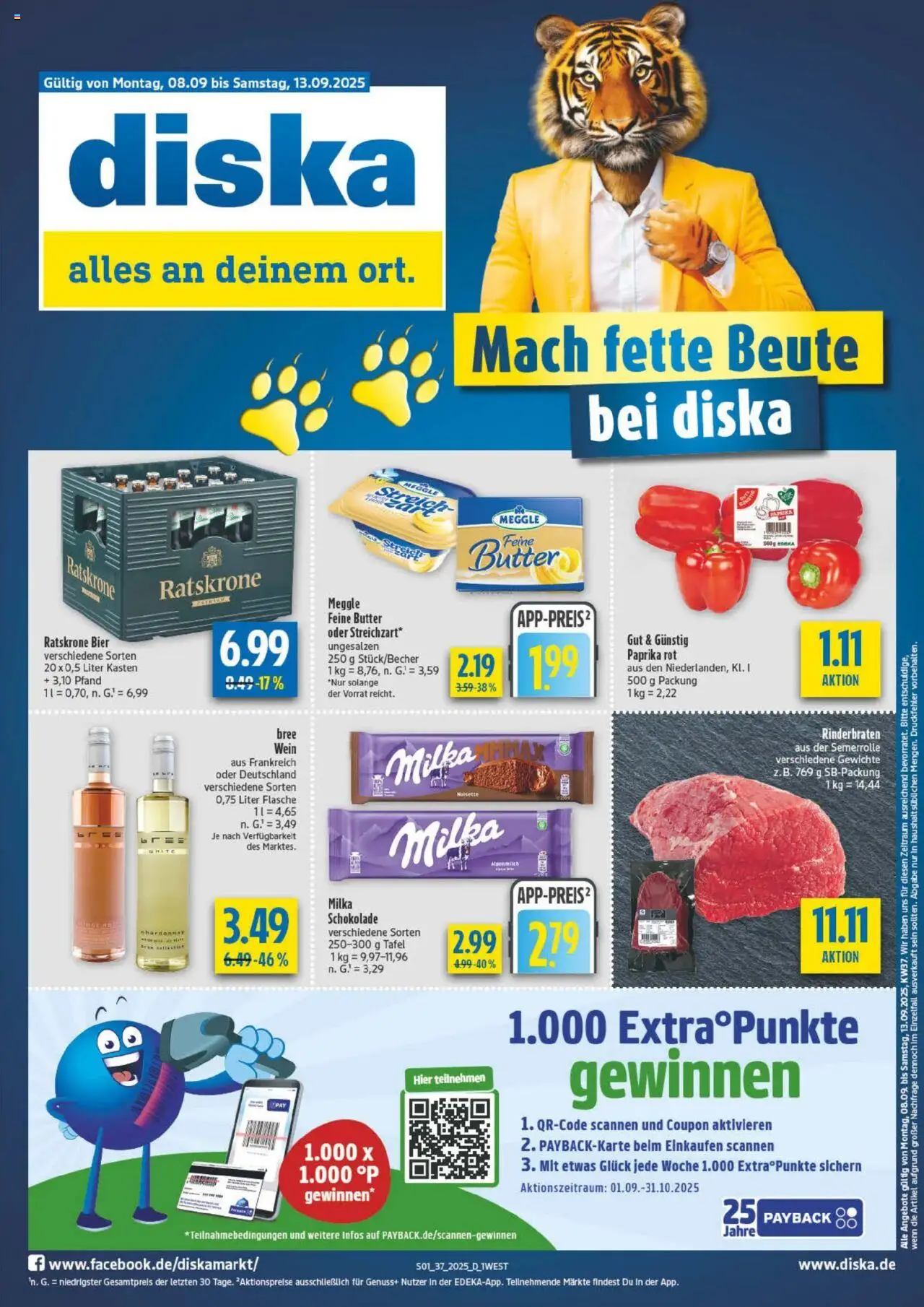 Diska diska Angebote Bayern KW37 (vom 08.09.2025 - 13.09.2025)