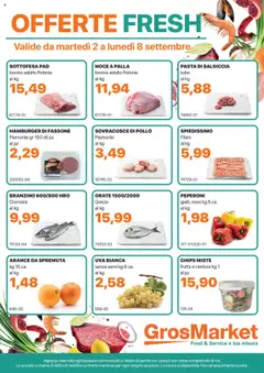 Anteprima dell'opuscolo Volantino Offerte Fresh dal negozio Sogegross valido da 02/09/2025