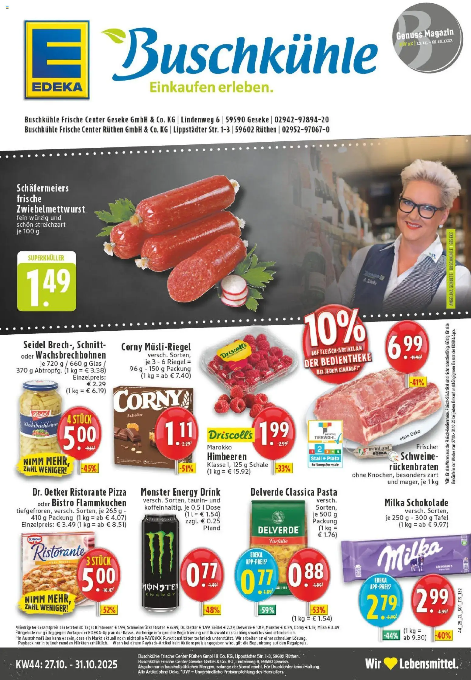 Vorschau von dem Prospekt des Geschäftes Edeka, gültig ab dem 26.10.2025