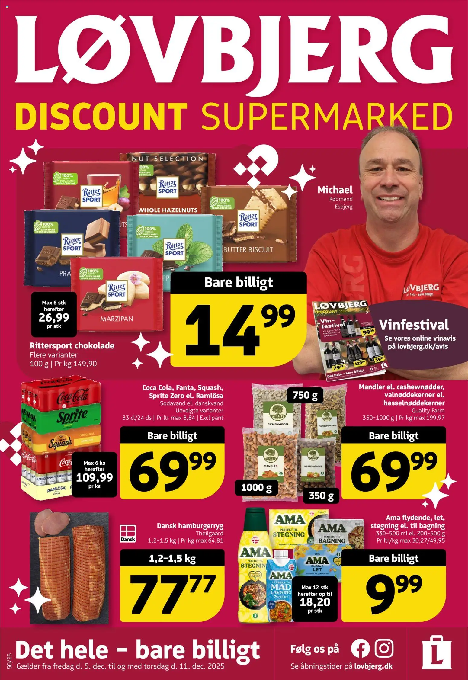 Eksempel på tilbudsavis Tilbudsavis fra butik Løvbjerg gyldig fra 05/12/2025
