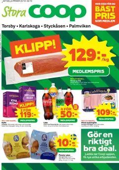 Förhandsgranska reklamblad Aktuella reklamblad Stora Coop från butik Stora Coop gäller från 20/10/2025