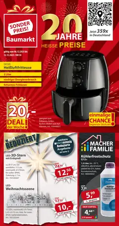 Vorschau von dem Prospekt des Geschäftes Sonderpreis Baumarkt, gültig ab dem 06.12.2025