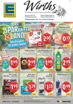 Vorschau von dem Prospekt des Geschäftes Edeka, gültig ab dem 14.09.2025