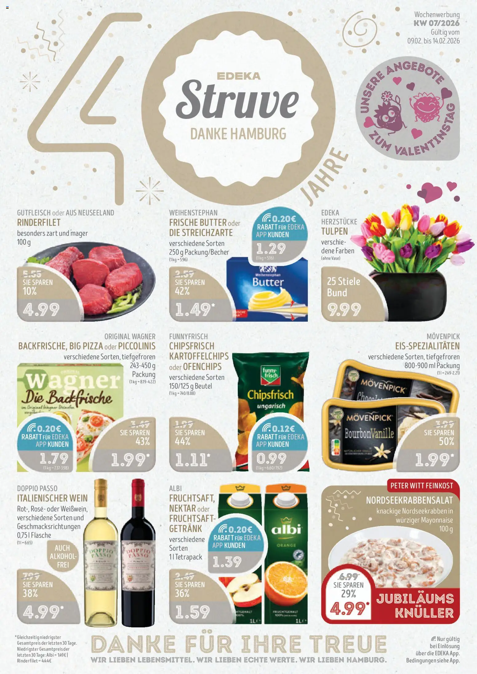Vorschau von dem Prospekt des Geschäftes Edeka Struve, gültig ab dem 09.02.2026