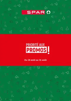 Prévisualisation de Catalogue du magasin Spar formulaire valide 18/08/2025