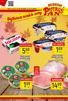 Pogląd gazetki "Gazetka" ze sklepu Piotruś Pan ważnej od 23.10.2025