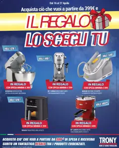 Anteprima dell'opuscolo Trony volantino Salerno dal negozio Trony valido da 16/04/2026