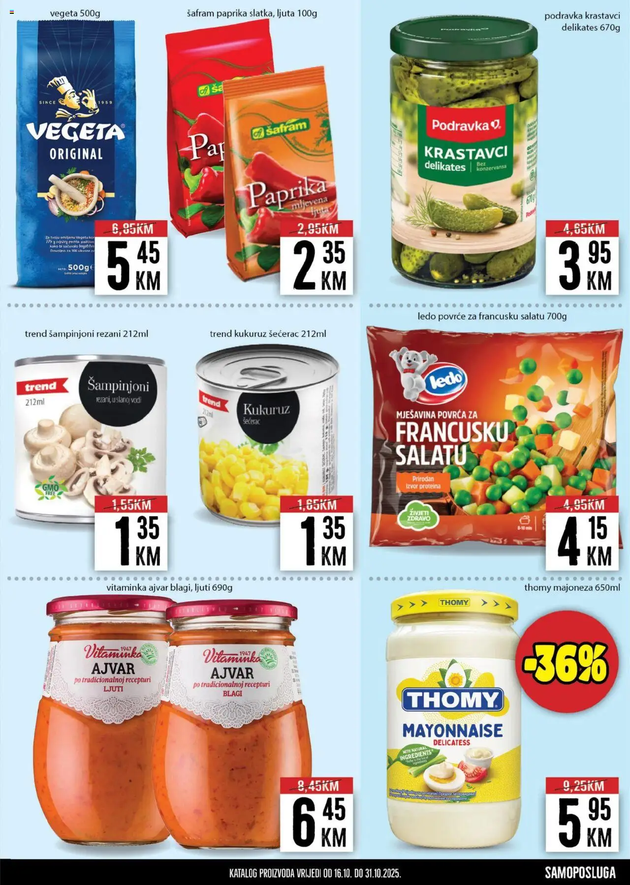 Pregled letka Katalog trgovine Prodex vrijedi od 2025.10.16