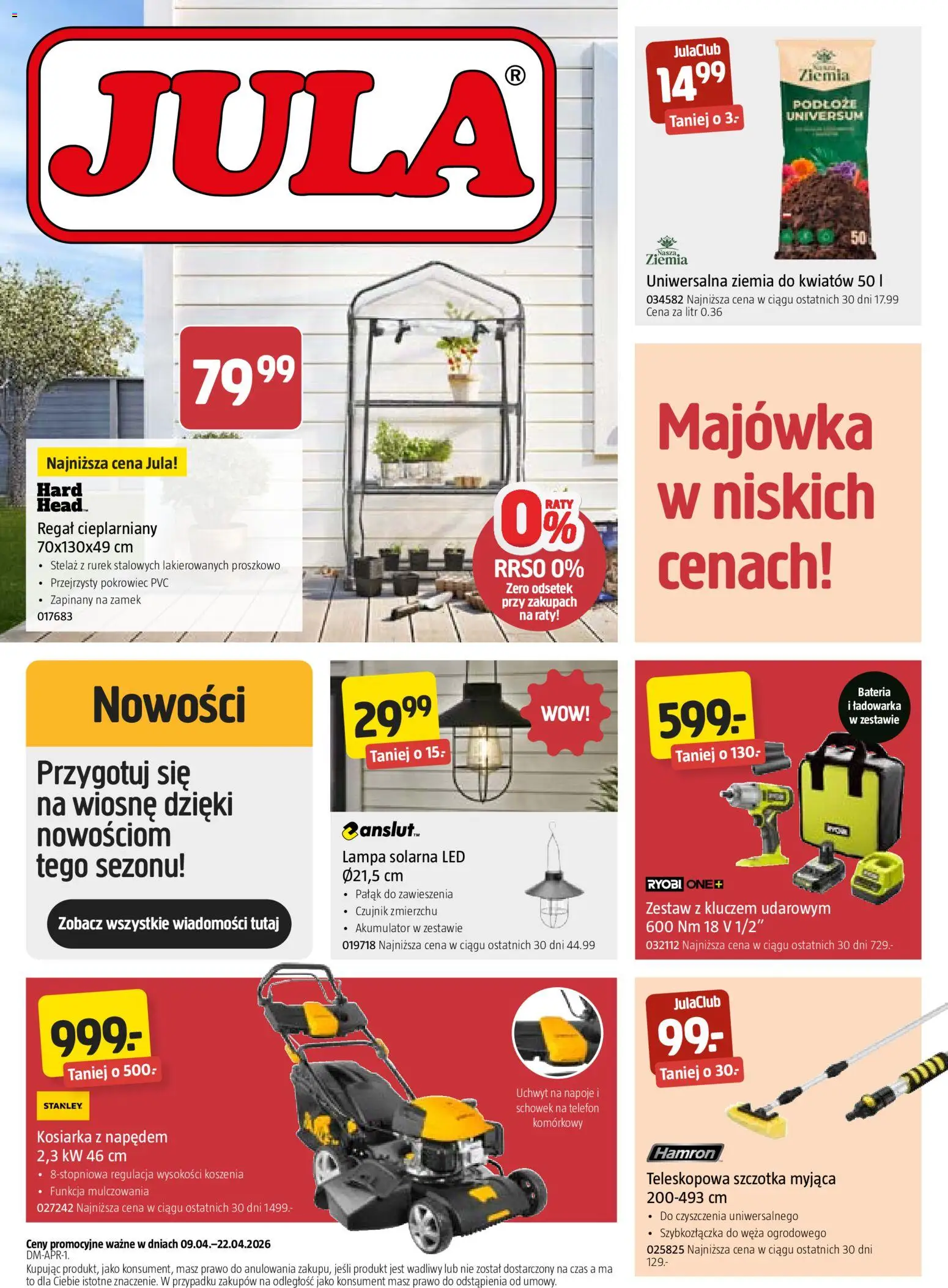 Pogląd gazetki "Gazetka" ze sklepu Jula ważnej od 09.04.2026