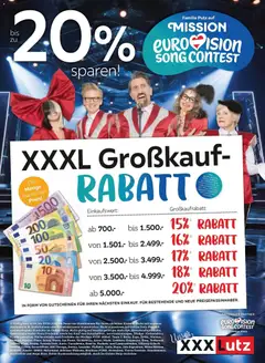 Vorschau der Angebote: XXXLutz XXXLutz XXXLutz Großkauf-Rabatt gültig ab 31.03.2026