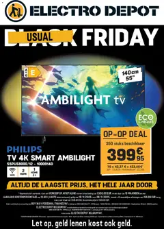 Voorbeeld van Black Friday van winkel Electro Depot geldig vanaf 19/11/2025