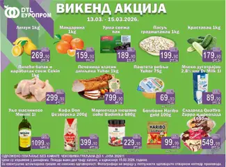 Pregled Europrom kataloga - važi od 13.03.2026