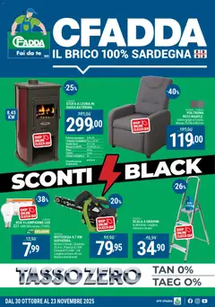 Anteprima dell'opuscolo Black Friday dal negozio CFadda valido da 30/10/2025