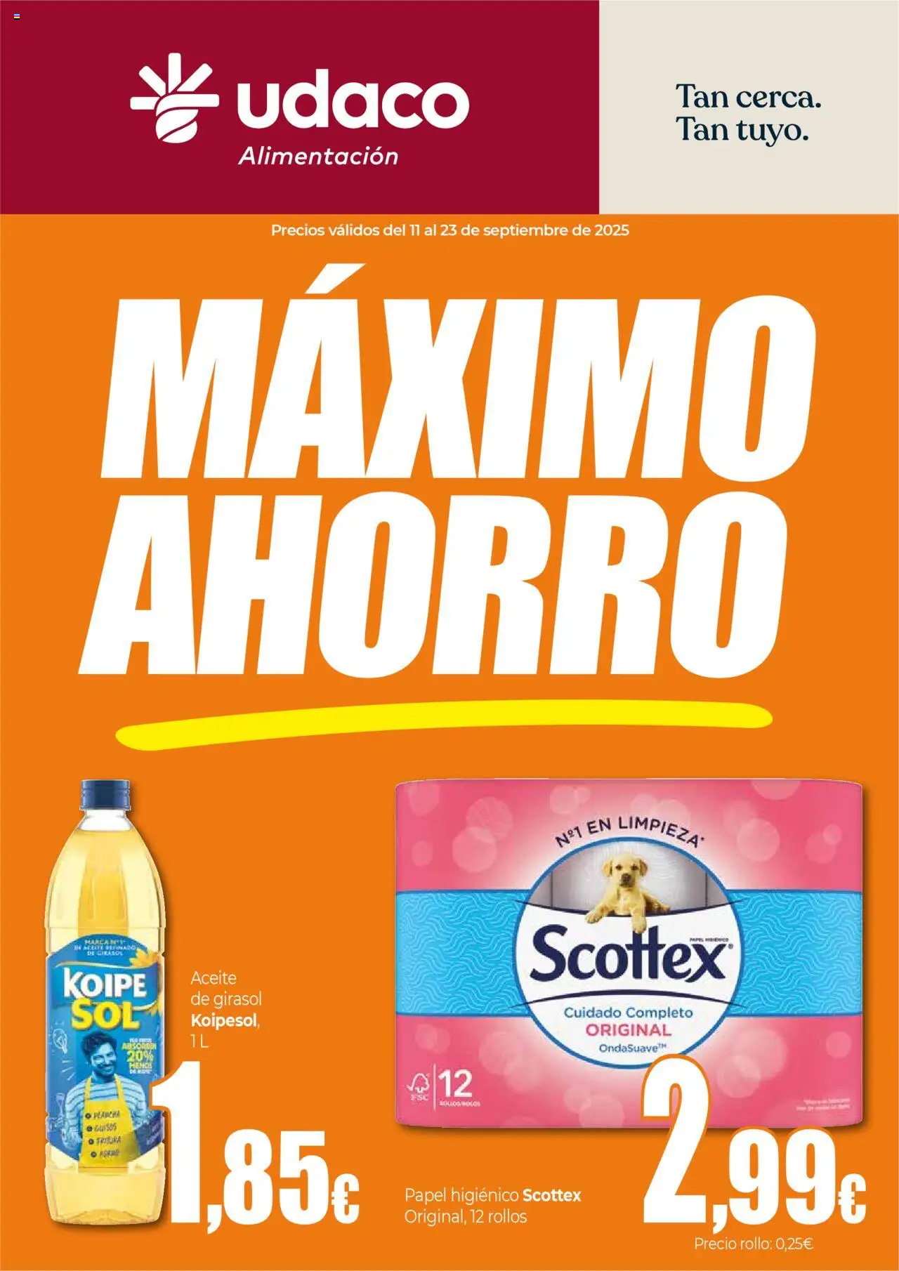 Unide Máximo Ahorro > 11/09 - 23/09/2025 > Ofertas