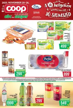 COOP - Tisza - Abc & Szuper megtekintése, amely érvényes 2025.11.20.-től