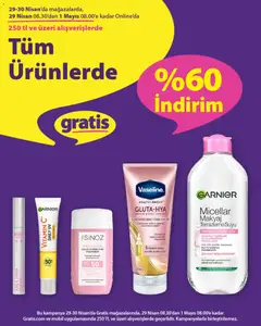 Gratis Gratis İndirim 29.04.2026 - Broşürünün önizlemesi