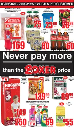 Preview of Boxer flyer valid from 08/09/2025