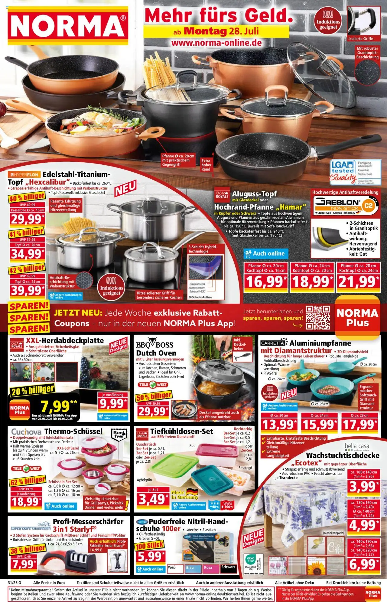 NORMA Prospekt ab 28.07.2025 > Prospekt + nächste Woche