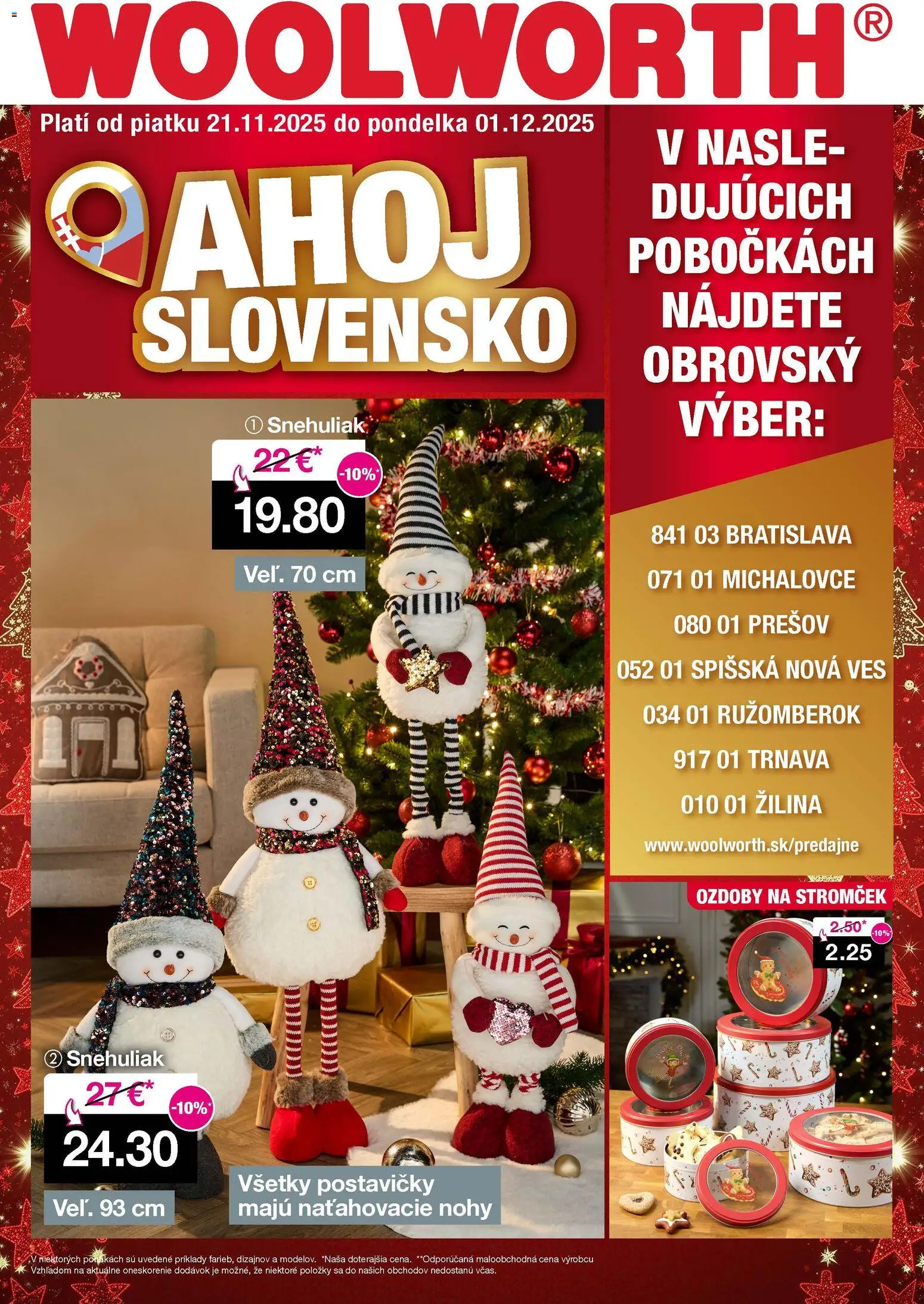 Náhľad Woolworth letáku platného od 21.11.2025