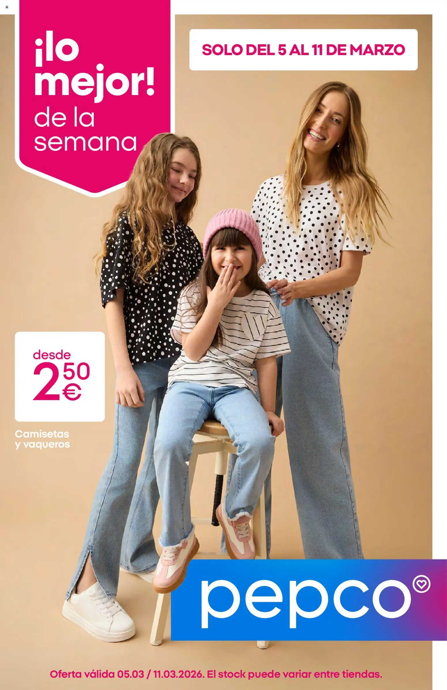 Vista previa del folleto de la tienda Pepco válido desde el 05/03/2026 