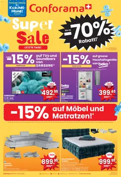 Vorschau des Merkblatts Aktionen vom Shop Conforama gültig von 21.01.2026 bis 03.02.2026